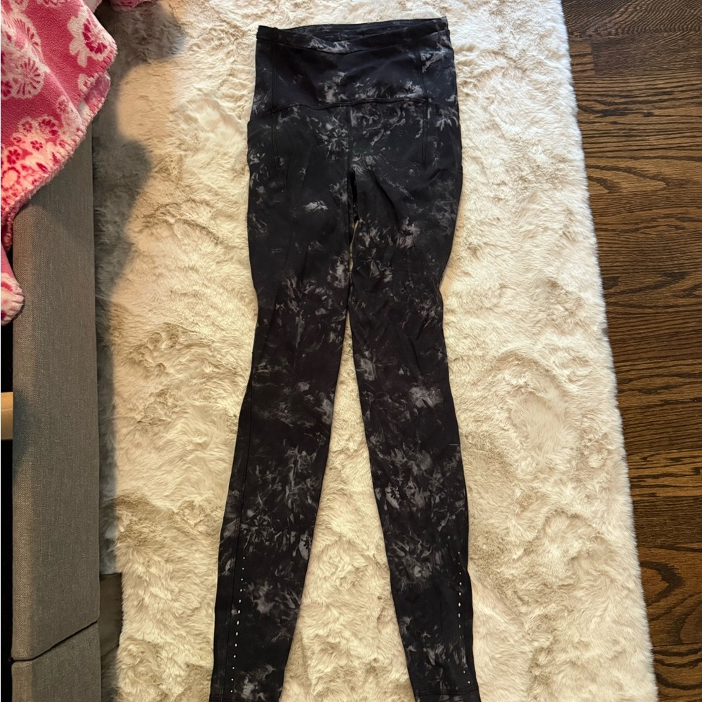lululemon athletica Black and Gray Leggings